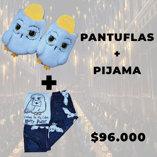 Pijama + Pantuflas Hedwig