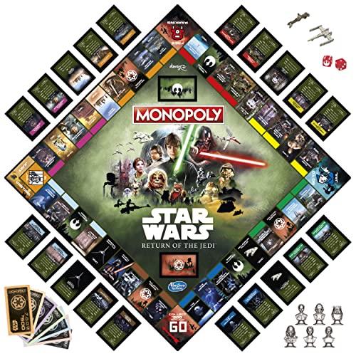 Monopoly: Star Wars El Retorno del Jedi para 2-6 Jugadores - Original