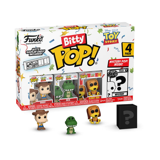Funko Bitty Pop!: Paquete de 4 Juguetes Coleccionables Mini de Toy Story