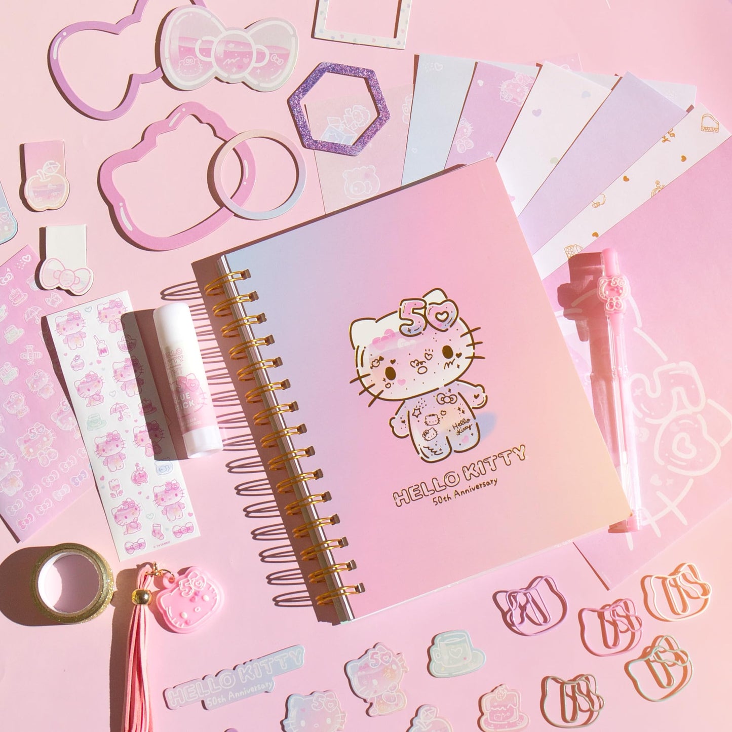 Set de Journaling Oficial de Hello Kitty Sanrio 50th Anniversary