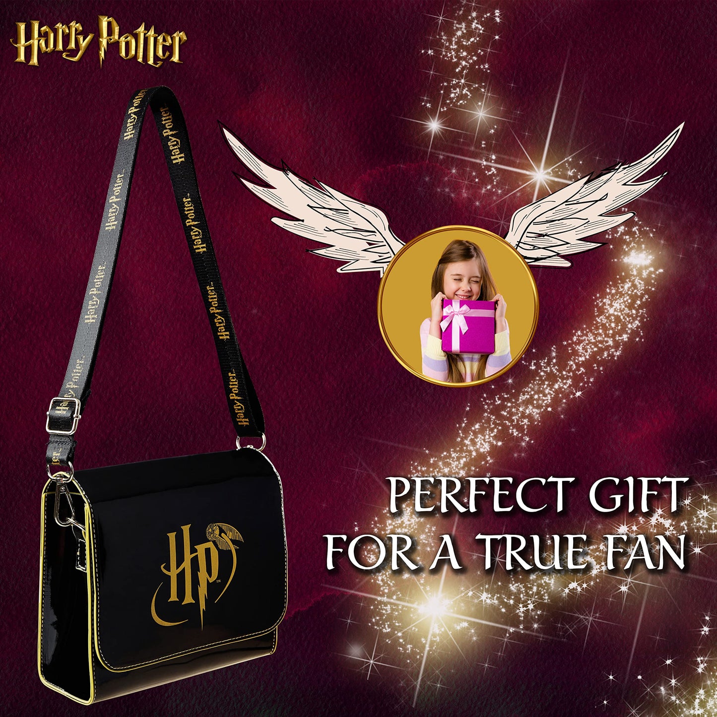 Bolso con correa ajustable de Harry Potter