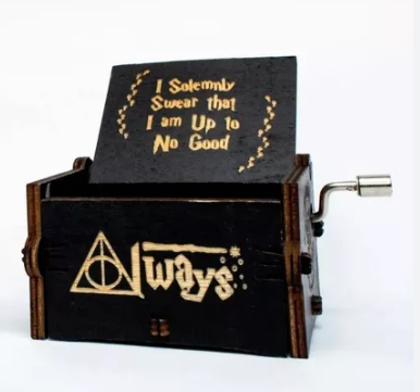 Caja Musical Harry Potter Negra