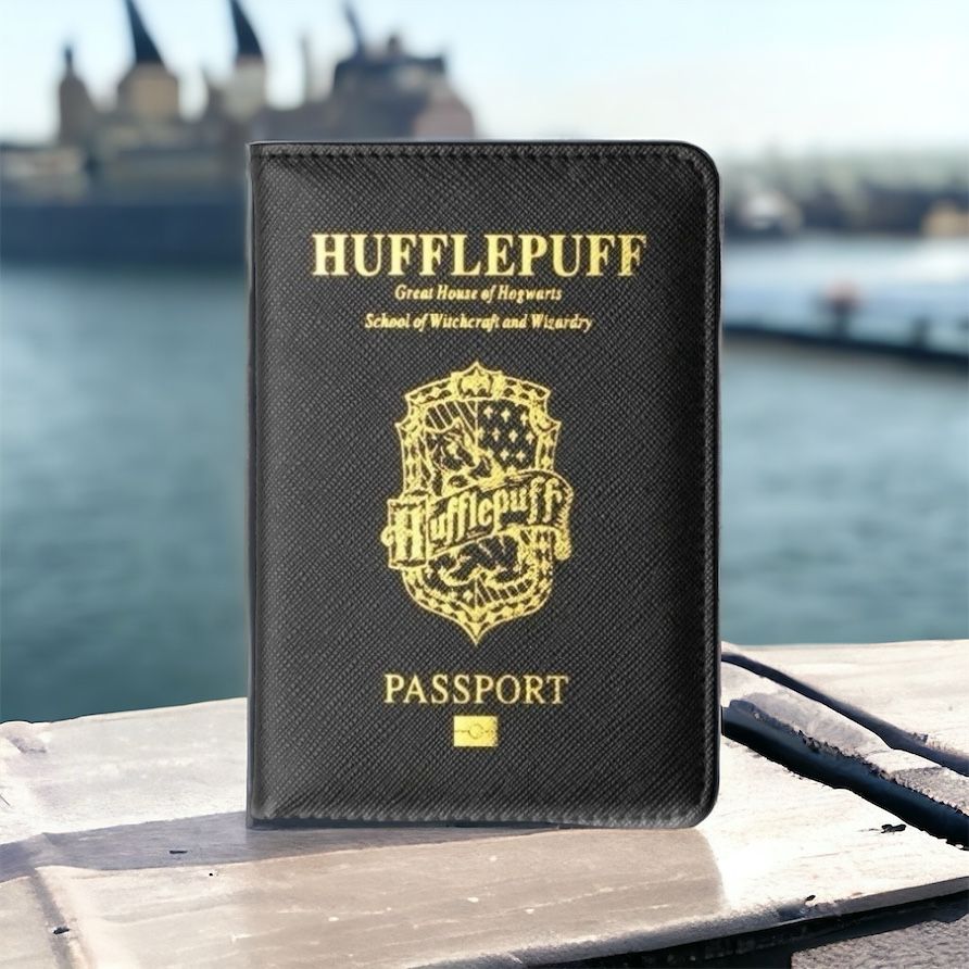 Porta Pasaporte Hufflepuff